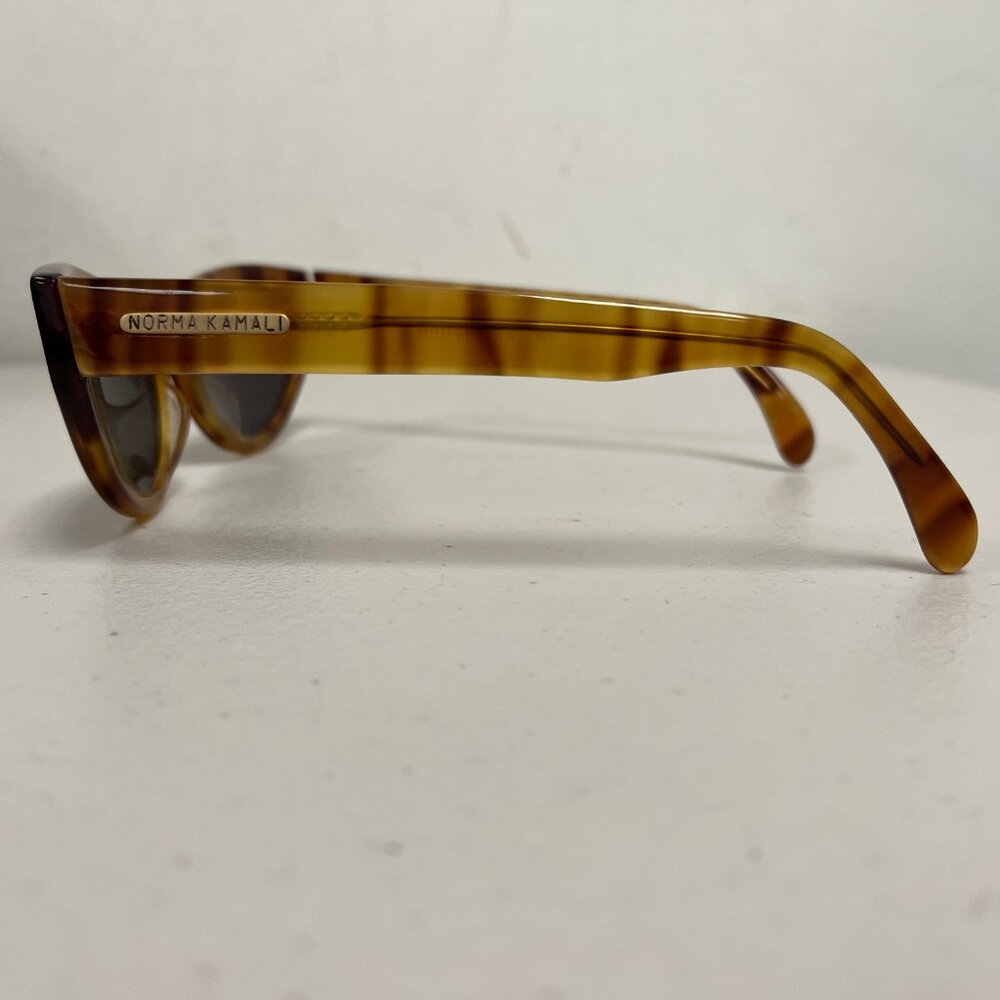 Norma Kamali Sunglasses cats eye vintage brown tortoise - Picture 4 of 8